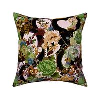 Queen Core Royal Aesthetic Brown Floral Renaissance Medieval Neo Gothic