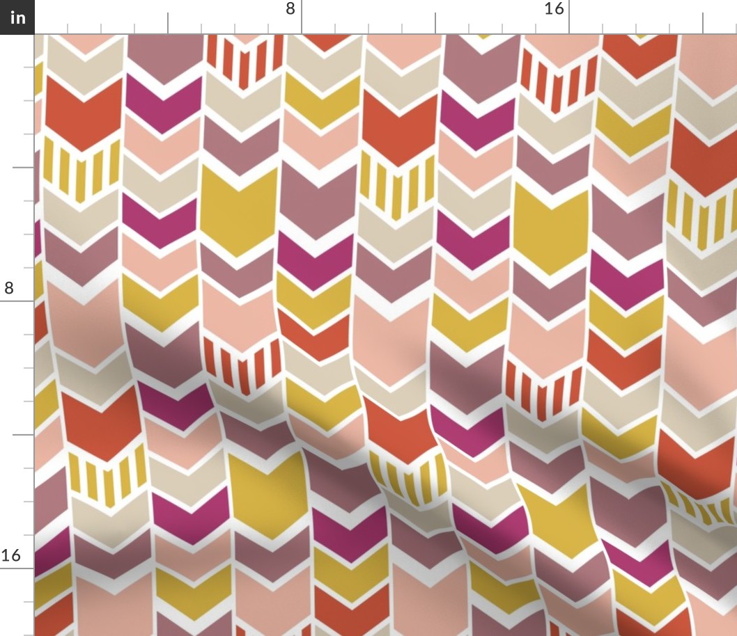 Pellerina Pink Chevron