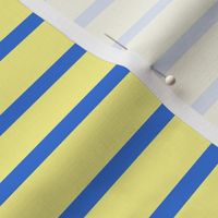 Light Yellow with Blue Stripe