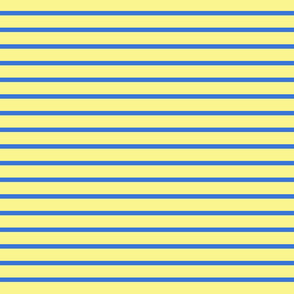 Light Yellow with Blue Stripe