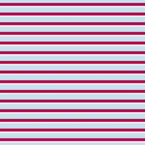 Pink on Blue stripe