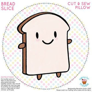 Bread Slice Mini Pillow