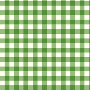 Winter Evergreen Gingham Green