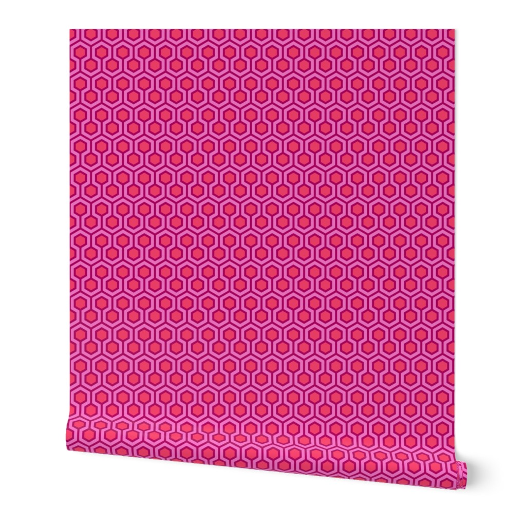 Honeycomb Geometric Pink