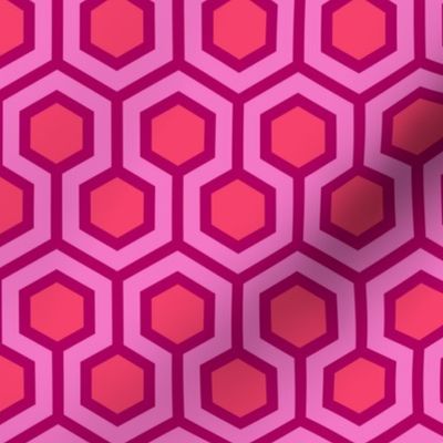 Honeycomb Geometric Pink