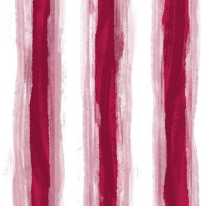 Maroon Brush Stripe Wallpaper Scale