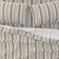 Japandi Ikat Leaf Cream