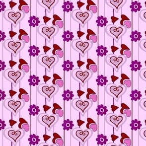 valentines red and purple hearts 02