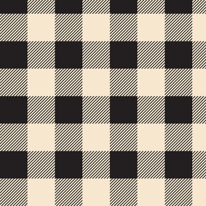 Buffalo Plaid Champagne Beige Classic Check