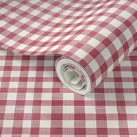 Brimford - Blush Red And White Gingham Classic Countryside Grace