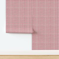 Brimford - Blush Red And White Gingham Classic Countryside Grace