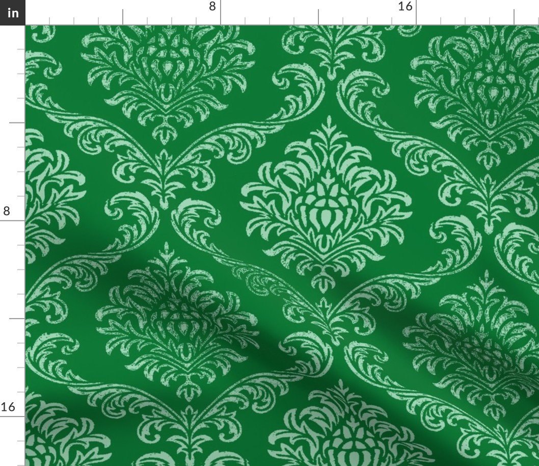 Timeless brocade/ Emerald