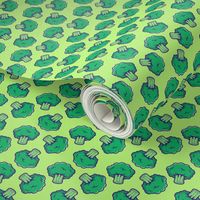 Broccoli Pattern Vegan Veggies Cute Vegetables Green