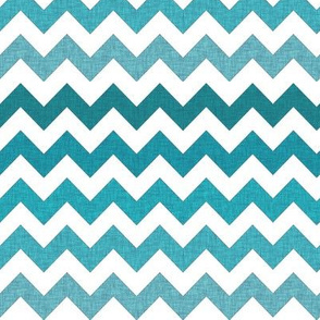 Ombre Textured Chevron in Pool Blues