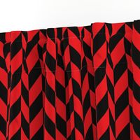 Black-Red Herringbone