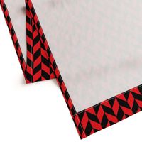 Black-Red Herringbone