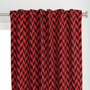 Black-Red Herringbone