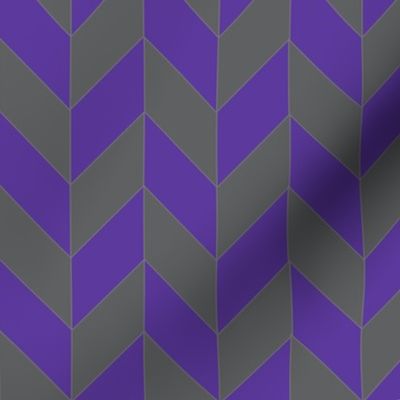 Purple-Gray Herringbone