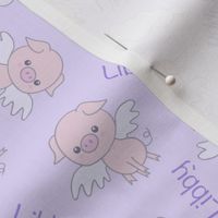 Libby name on flying piggies