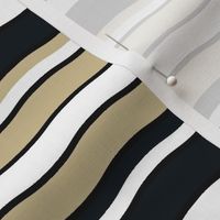 Large Scale Team Spirit Football Wavy Stripes In Purdue Boilermakers Black