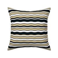 Large Scale Team Spirit Football Wavy Stripes In Purdue Boilermakers Black