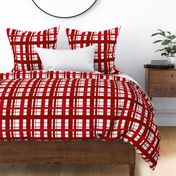 Timeless plaid / ikat Rouge