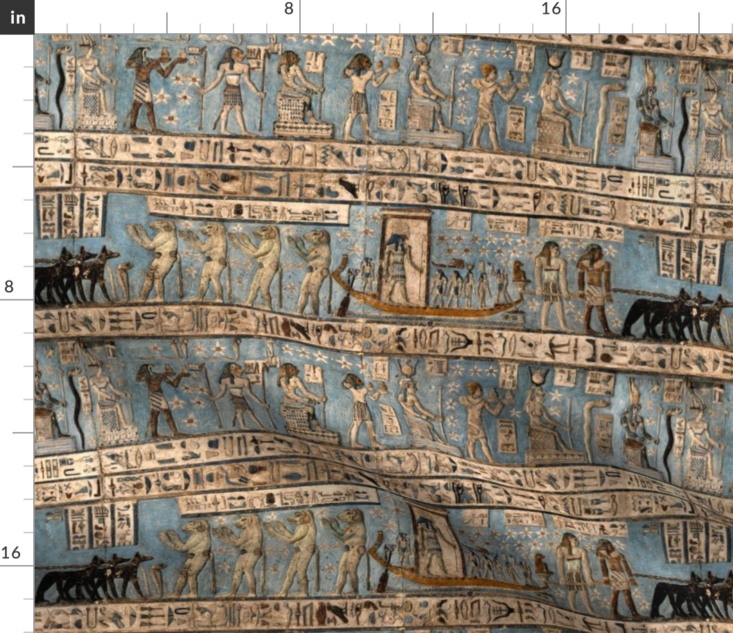 Hieroglyphs Monkeys & Dogs