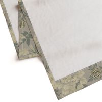 Bohemian Elegance Floral - Queen Ann Lace Flowers In Taupe Large