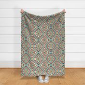 Colorful Ethnic Geometric Boho Tapestry- Medium