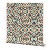 Colorful Ethnic Geometric Boho Tapestry- Medium