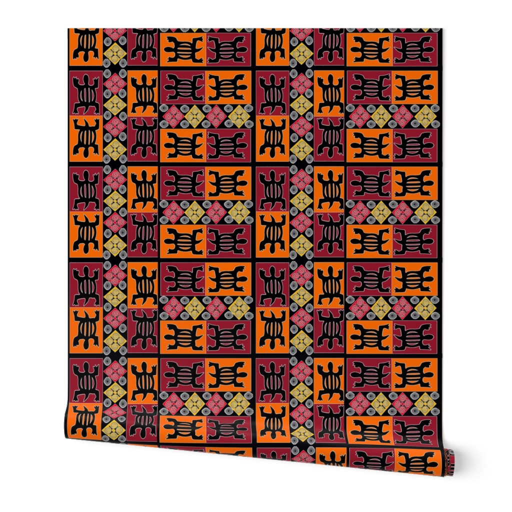 African geometrics fabric