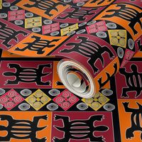 African geometrics fabric