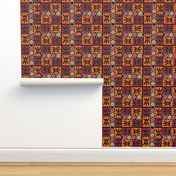 African geometrics fabric