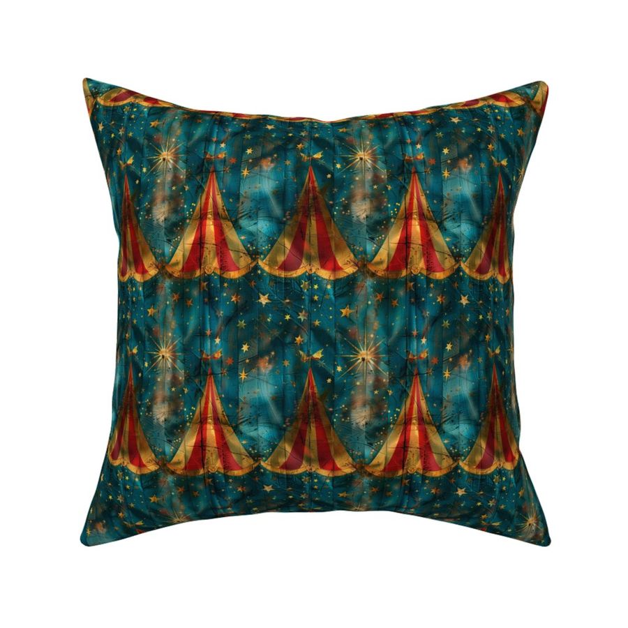 Circus tent blue