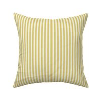 Mustard Yellow Stripes - Coordinates with Apples And Pears in Teal Print