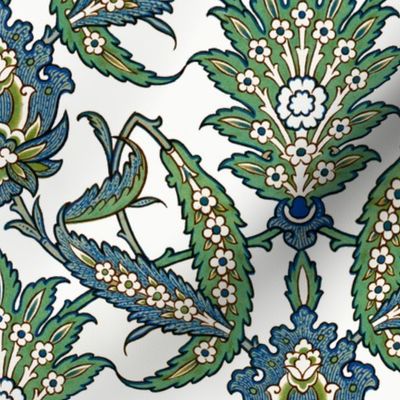 Persian pattern, restored colors