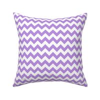 Purple Zigzag - Purple Chevron - Geometric Pattern - Medium