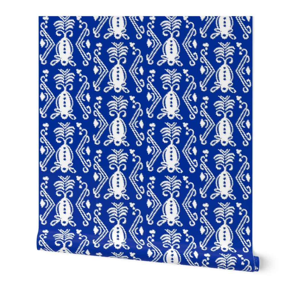 Pineapple Ikat Cobalt