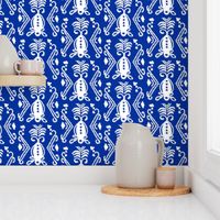 Pineapple Ikat Cobalt