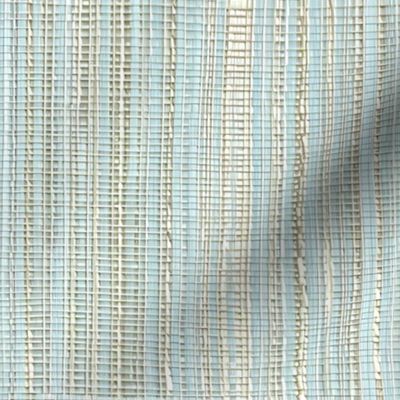 Inlet Reeds - Vertical - Seafoam/Natural Grasscloth Wallpaper