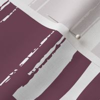 Mauve And White Rectangle Tiles / Large