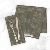 Asian inkscape -  warm grey, taupe