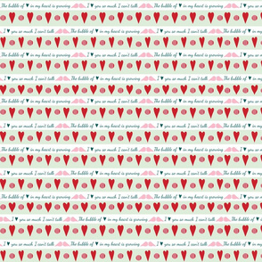 Love Note Fabric, Wallpaper and Home Decor | Spoonflower
