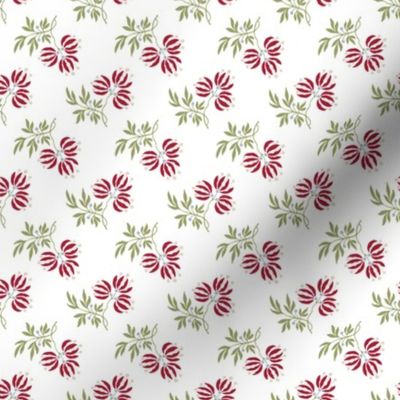 Lacey Berry Floral - 3707 small - on white