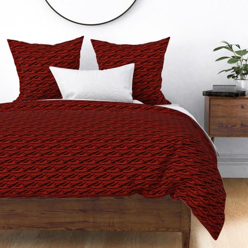 Textured Random lines in Red and Black Pattern