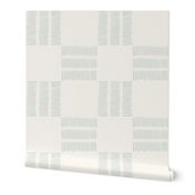 Checkered Brushstrokes In Dusky Blue Large - baby nursery walls - playroom