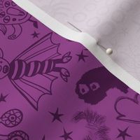 Wild Things-Dark Purple And Brighter Purple-Medium