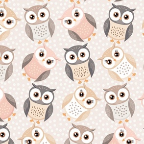 Light Owls Pattern