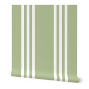 1" Vertical Stripes Minimal Light Green Unisex Baby Nursery Decor