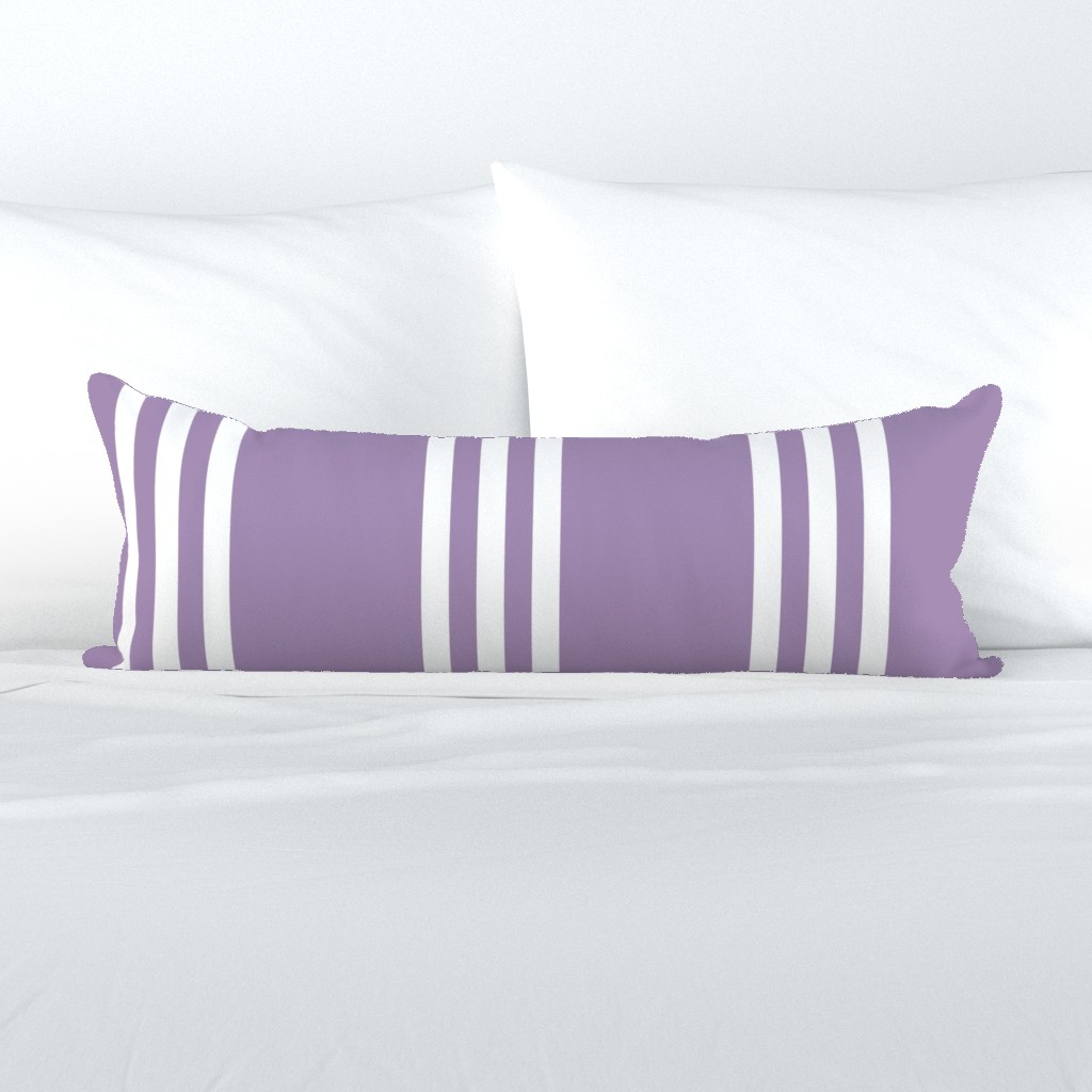 1" Vertical Stripes Modern Purple Gender Neutral Bedroom Decor